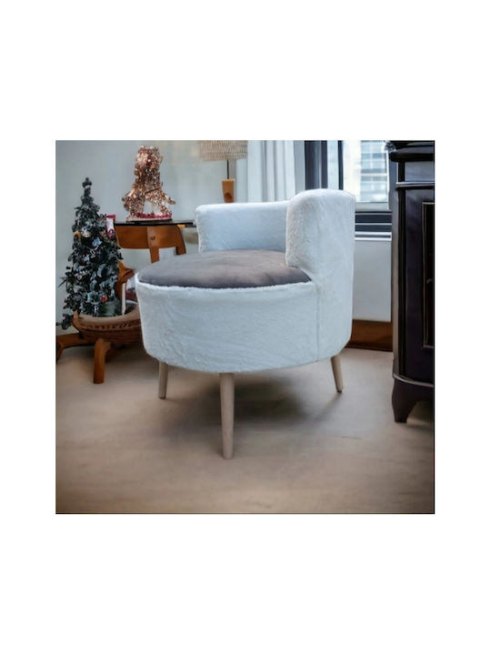 Wohnzimmermöbel-Set 2 Sessel & Hocker