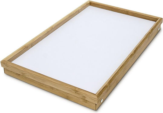Bakaji Bamboo Δίσκος Κρεβατιού 50x30x22cm