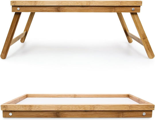 Bakaji Bamboo Δίσκος Κρεβατιού 50x30x22cm