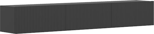 TV Stand with LED Lighting Gray L180xD31xH28cm