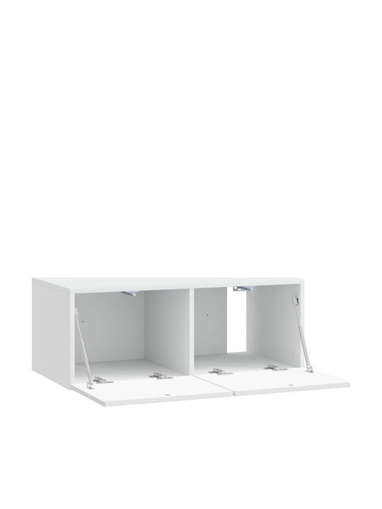 TV-Ständer Weiß M98xP31xH30cm