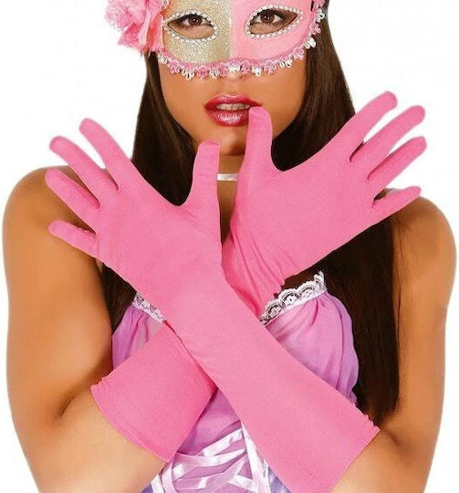Carnival Gloves Pink 1pcs