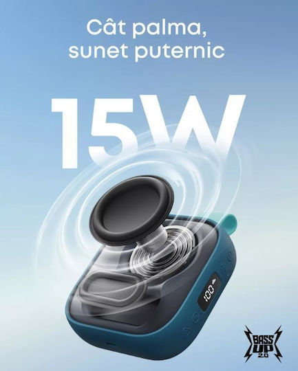 Anker Boom Go 3i Αδιάβροχο Ηχείο Bluetooth 15W με Διάρκεια Μπαταρίας έως 24 ώρες Μπλε