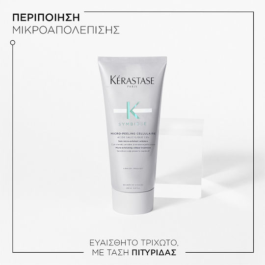 Kérastase Symbiose Micro-Peeling Cellulaire Scalp Scrub for Oiliness with Argan Oil & Salicylic Acid 200ml