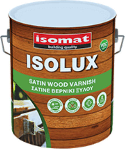 Isomat Isolux Лак за повърхност Кестен Сатен 750мл