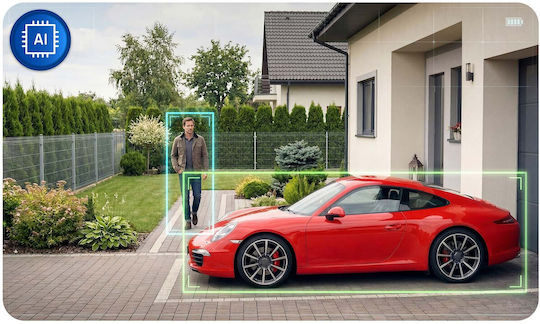 Berdsen IP Überwachungskamera Wi-Fi Full HD+ 5MP Wasserdicht mit Zwei-Wege-Kommunikation