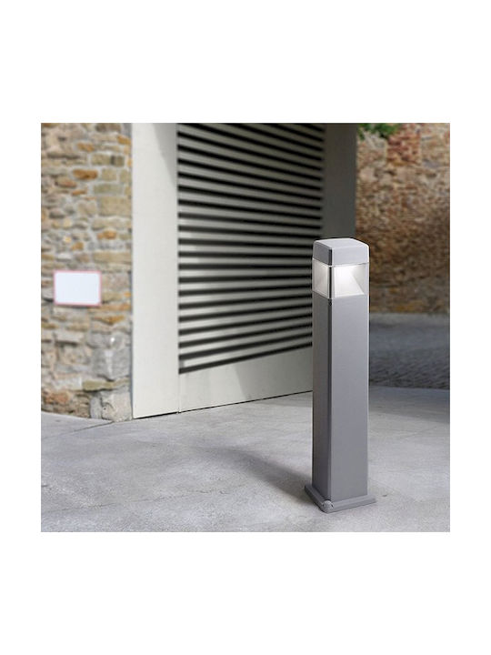 Outdoor Floor Lamp Small Post for Exterior Space 10W IP55 for GX53 Socket Gray