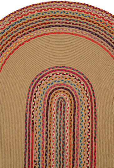 SteweHome Summer Wicker Rug 80x200cm Coral