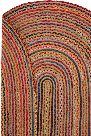 SteweHome Summer Wicker Rug 100x150cm Coral