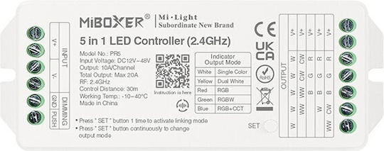 Wireless RF Controller RGB+CCT 20A DC12V-48V