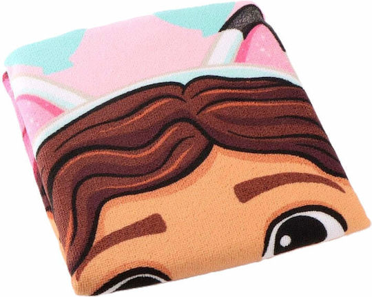 Gabbys Dollhouse Microfibre Poncho Beach Towel