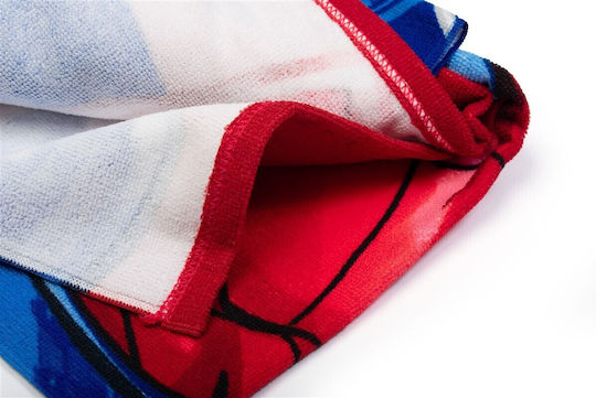 Prosop De Plajă Quick Dry Marvel Spider-man 184 70x140 Albastru 100% Microfibră