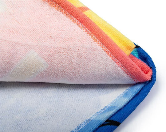 Quick Dry Beach Towel Disney Home Lilo & Stitch 159 70x140 Orange 100% Microfiber