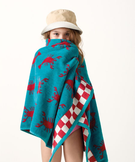 Kentia Kids' Beach Towel Light Blue 140x70cm
