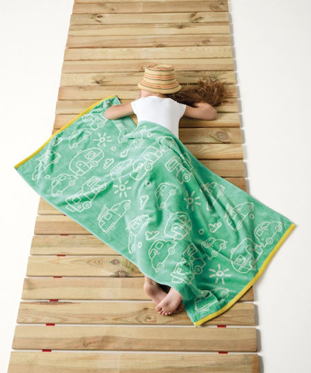 Kentia Kids' Beach Towel Light Blue 140x70cm