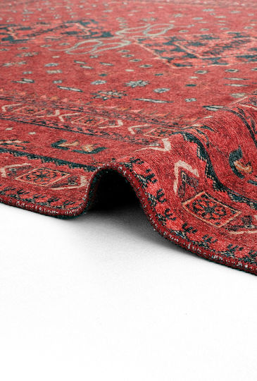 SteweHome Wohnzimmer Teppich 95x250cm Burgundisch