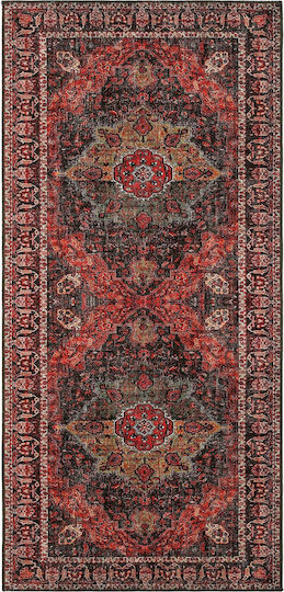 SteweHome SteweHome Wohnzimmer Teppich Rechteckig Burgundisch 75x300cm