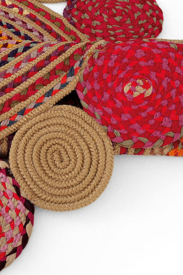 SteweHome Rechteckiger Sommer Korallfarben Korall Teppich 100x150cm