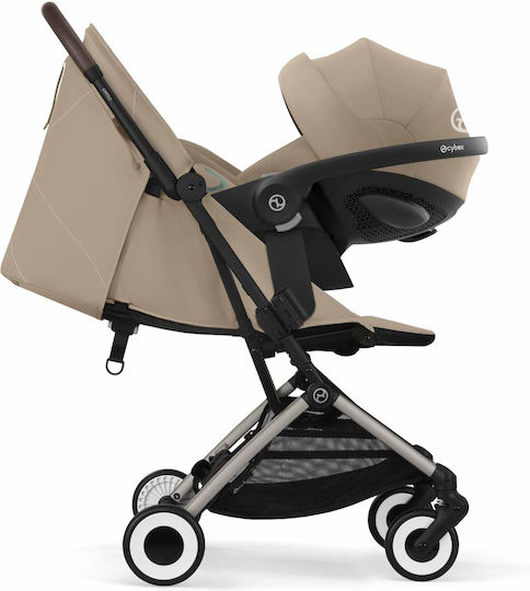 Cybex Orfeo Baby Stroller Suitable for Newborn Almond Beige 6.3kg