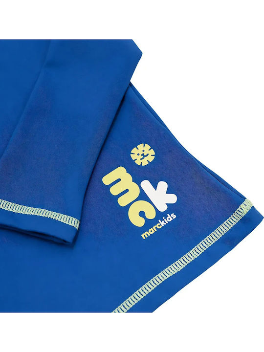 Kinder Badebekleidung UV Upf 50+ Marckids Mit langen Ärmeln Blauen Kinder Badebekleidung UV Upf 50+ Marckids Mit langen Ärmeln Blauen