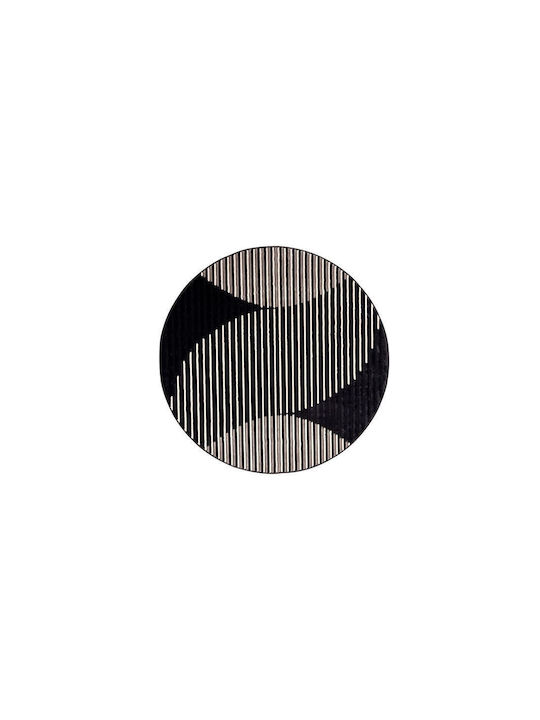 SteweHome Rectangular Black Rug 100x200cm