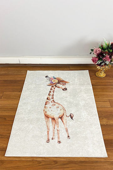 SteweHome Παιδικό Χαλί Μαύρο 200x200cm Πάχους 60mm