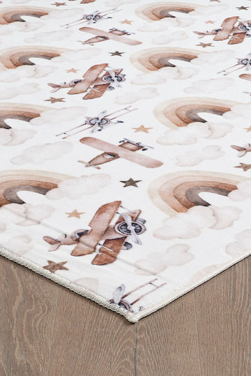 SteweHome Παιδικό Χαλί Καφέ 160x250cm Πάχους 60mm