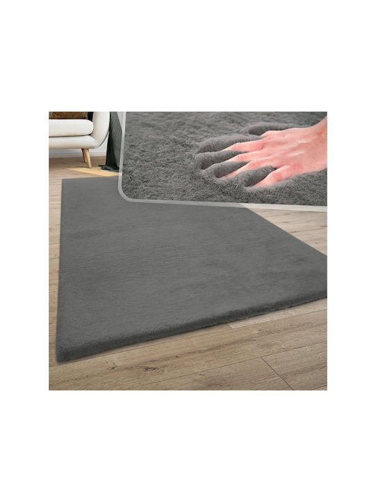 SteweHome Antirutsch Teppich Rechteckig Grau 50x80cm SteweHome