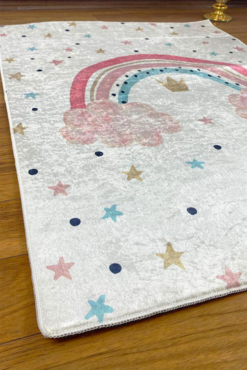 SteweHome Παιδικό Χαλί Μαύρο 100x300cm Πάχους 60mm