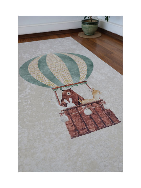 SteweHome Детски Килим Черен 120x180см Дебелина 60мм