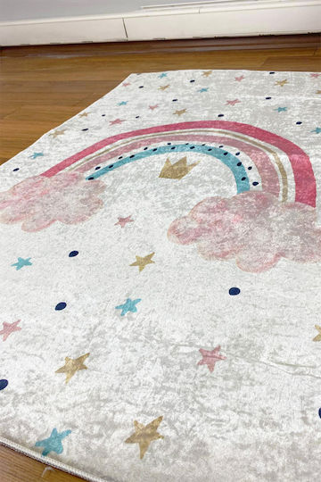 SteweHome Kids Rug Black 50x80cm Thickness 60mm