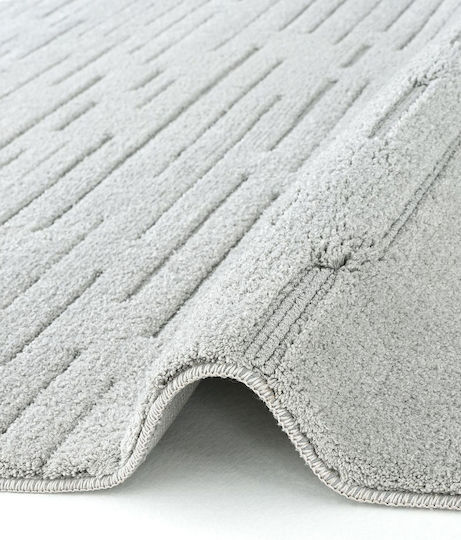 SteweHome Χαλί Διάδρομος Βαμβακερό Γκρι 80x250cm