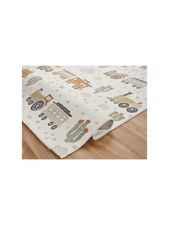 SteweHome Детски Килим Жълт 100x200см Дебелина 60мм