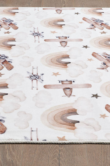 SteweHome Kids Rug Brown 80x300cm Thickness 60mm SteweHome Kids Rug Brown 80x300cm Thickness 60mm