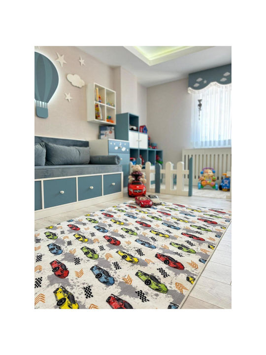 SteweHome Kinderteppich Weiß 120x200cm Dicke 60mm