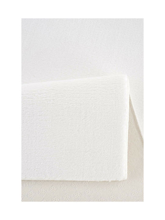 SteweHome Παιδικό Χαλί Λευκό 100x250cm