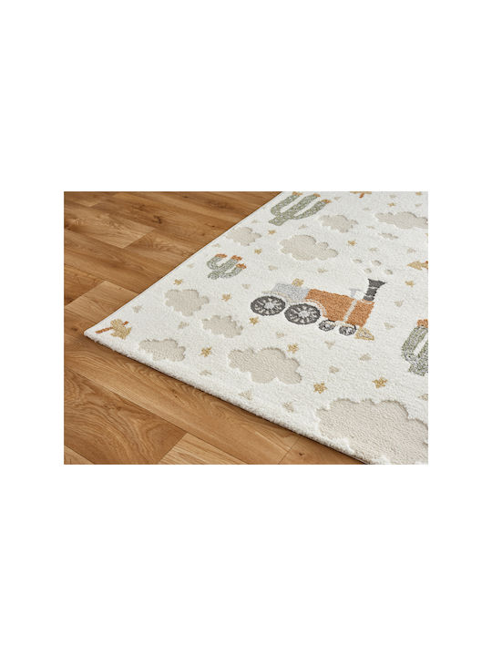 SteweHome Детски Килим Жълт 120x170см Дебелина 60мм