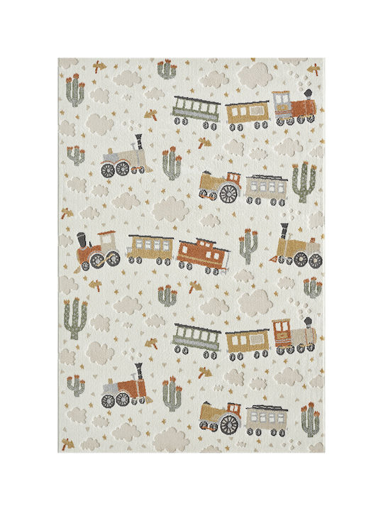 SteweHome Детски Килим Жълт 140x200см Дебелина 60мм