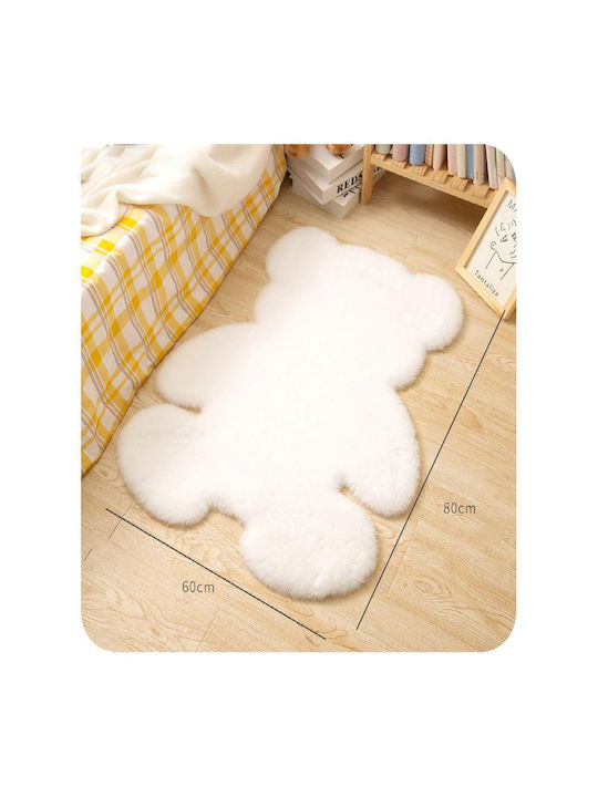 SteweHome Covor Pentru Copii Gri Rotund Cu Diametru 120cm Grosime 60mm