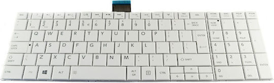 Toshiba Satellite C855 Бяла Лаптоп Клавиатура