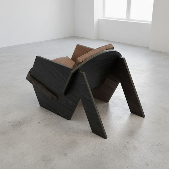 Πολυθρόνα 65x60x60cm Μαύρη Πολυθρόνα 65x60x60cm Μαύρη