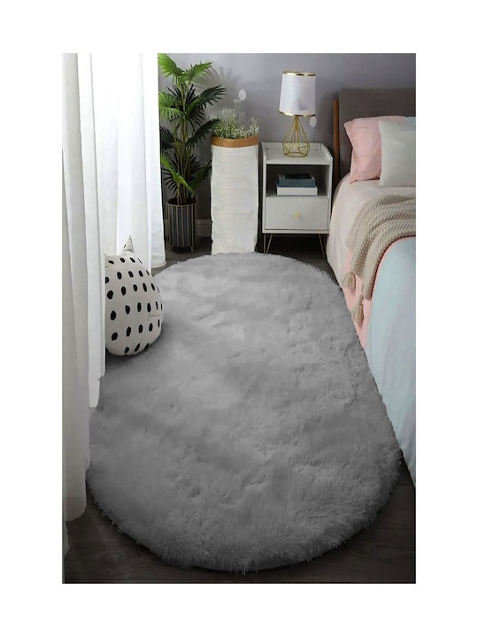 SteweHome Αντιολισθητικό Χαλί Ορθογώνιο Γκρι 100x290cm