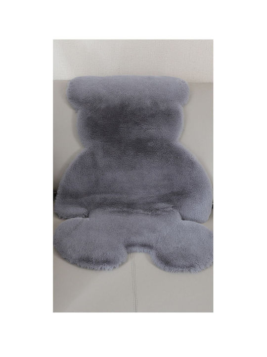 SteweHome Kids Rug Gray By Meter Width 90cm Thickness 60mm