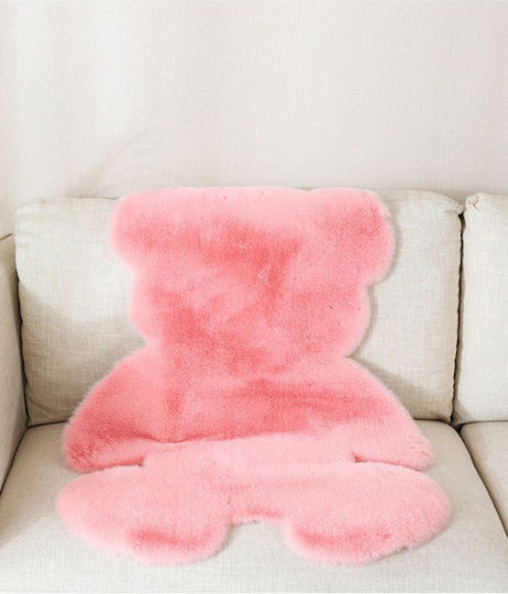 SteweHome Kids Rug Pink By Meter Width 80cm Thickness 60mm