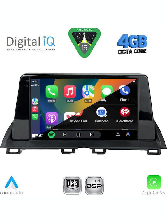 Digital IQ Car Audio System for Mazda 3 2014-2019 Bluetooth USB WiFi GPS Apple CarPlay Android Auto with 9" Touch Screen