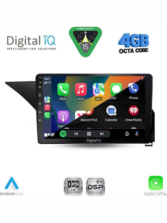 Digital IQ Car Audio System for Mercedes-Benz E Class 2009-2016 (Bluetooth/USB/WiFi/GPS/Apple CarPlay/Android Auto) with 10" Touch Screen