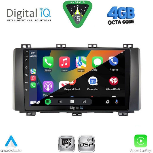 Digital IQ Car Audio System for Seat Ateca 2017 (Bluetooth/USB/WiFi/GPS/Apple CarPlay/Android Auto) with 9" Touch Screen