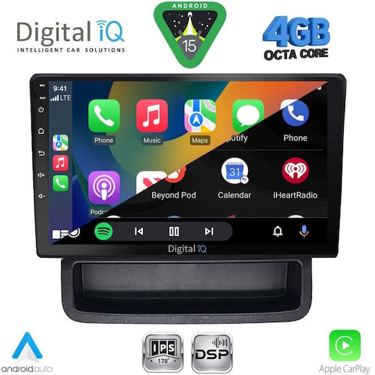 Digital IQ Car Audio System for Opel Vivaro Renault Trafic Nissan Primastar 2004-2015 Bluetooth USB WiFi GPS Apple CarPlay Android Auto with 10" Touch Screen