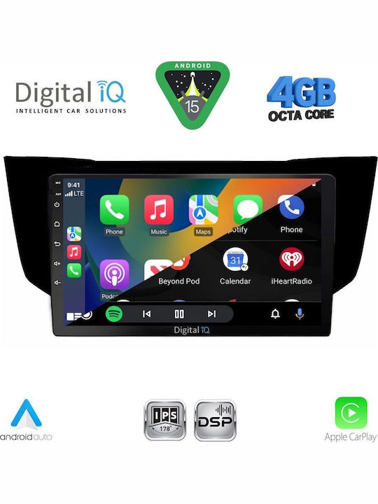 Digital IQ Car Audio System for Lexus RX300 2003-2008 Bluetooth USB WiFi GPS Apple CarPlay Android Auto with 9" Touch Screen