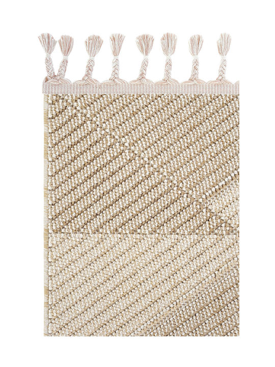 SteweHome Covor Pentru Copii Bej Tăiat La Dimensiune Lățime 100cm 100x150cm Grosime 90mm